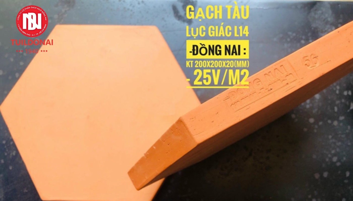 Thông số kỹ thuật của gạch tàu lục giác