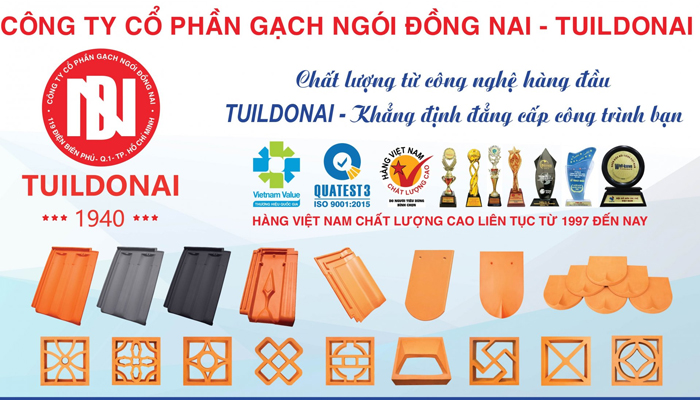 TUILDONAI là công ty sản xuất và cung cấp ngói 10 engobe màu đỏ uy tín