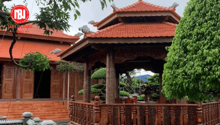Kiến trúc đình chùa với mái ngói mũi hài 65 Đồng Nai