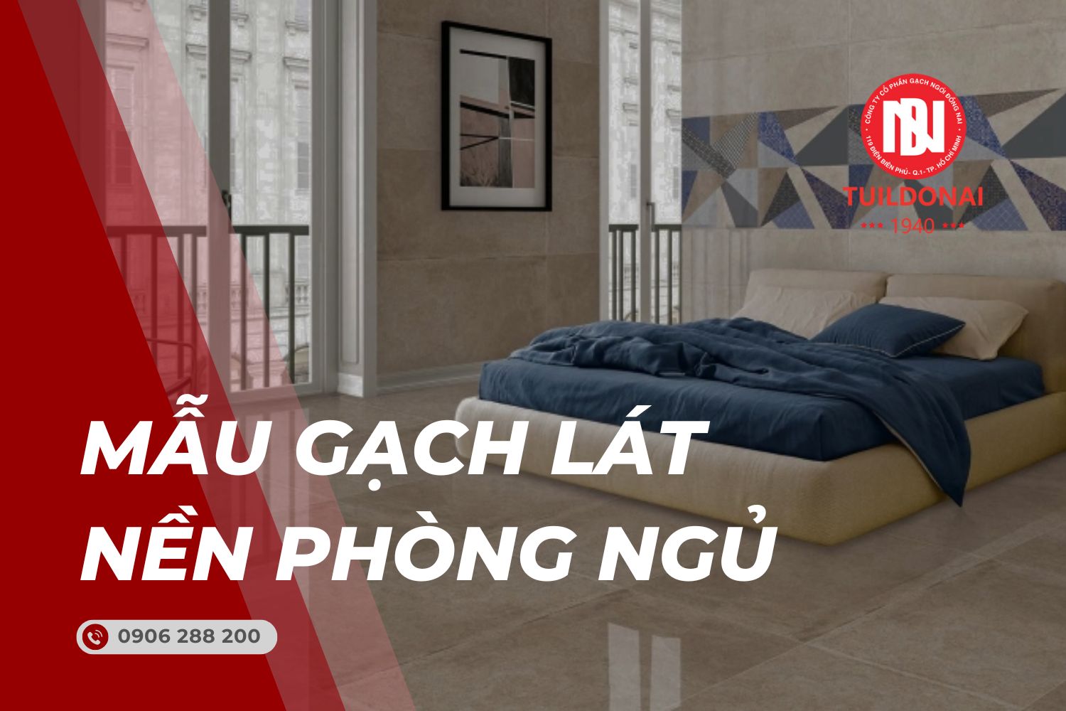 Gạch lát nền phòng ngủ