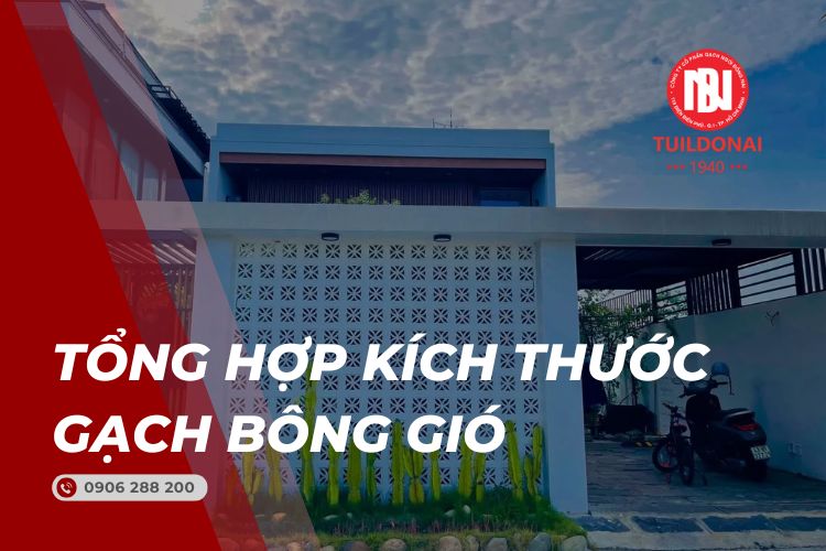 Các Kích Thước Gạch Bông Gió Được Sử Dụng Nhiều Nhất Hiện Nay