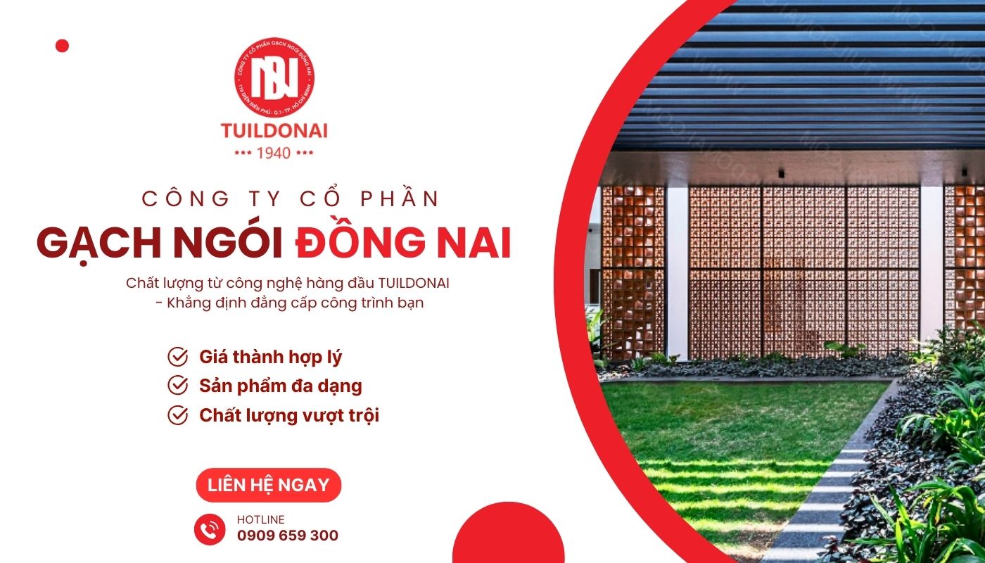 Gạch xây TUILDONAI đảm bảo tốt nhất trên thị trường