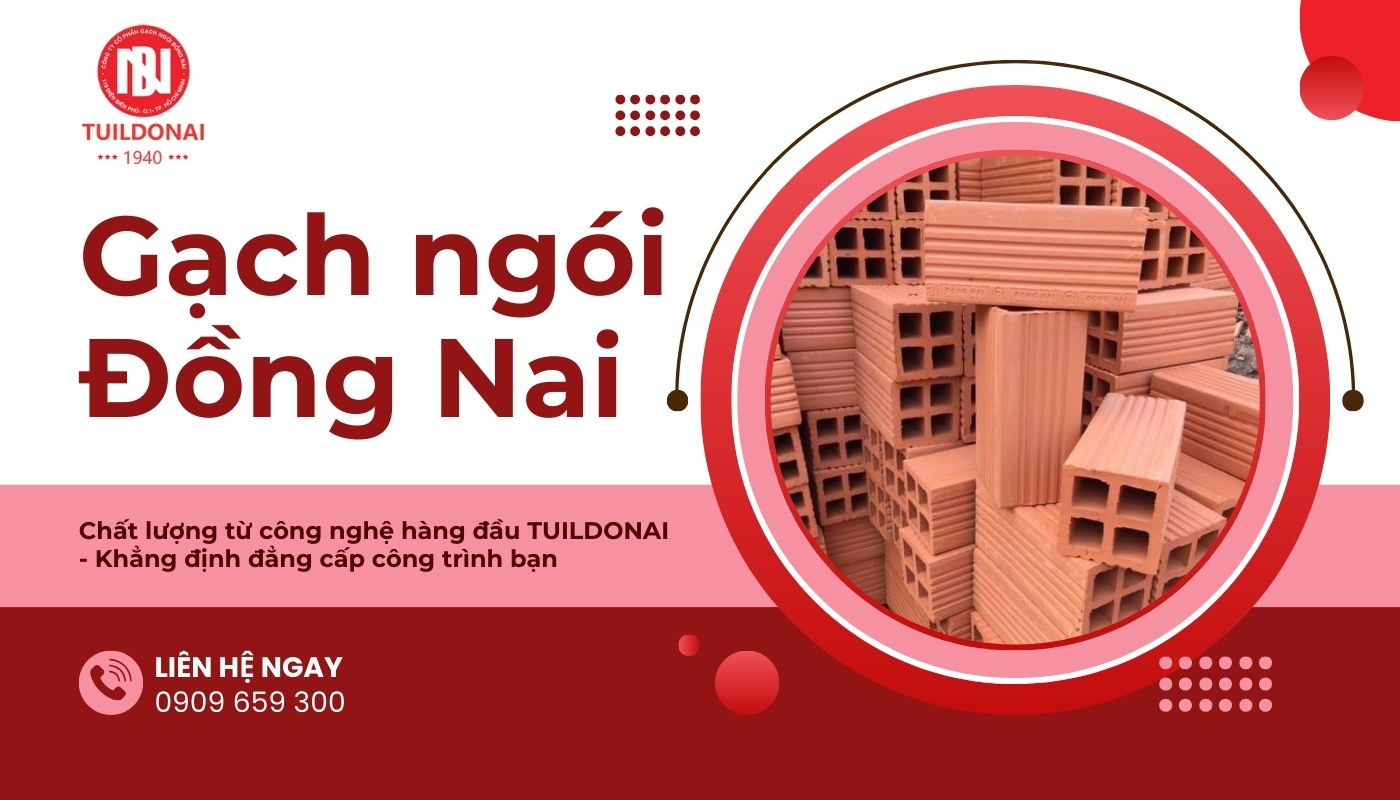 Gạch đất sét nung đạt tiêu chuẩn Việt Nam từ TUILDONAI