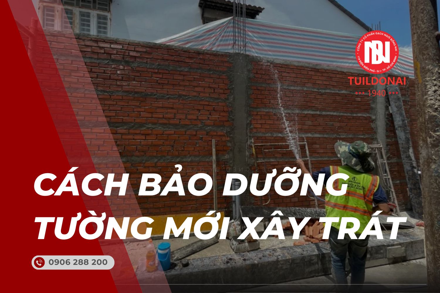 Cách bảo dưỡng tường mới xây