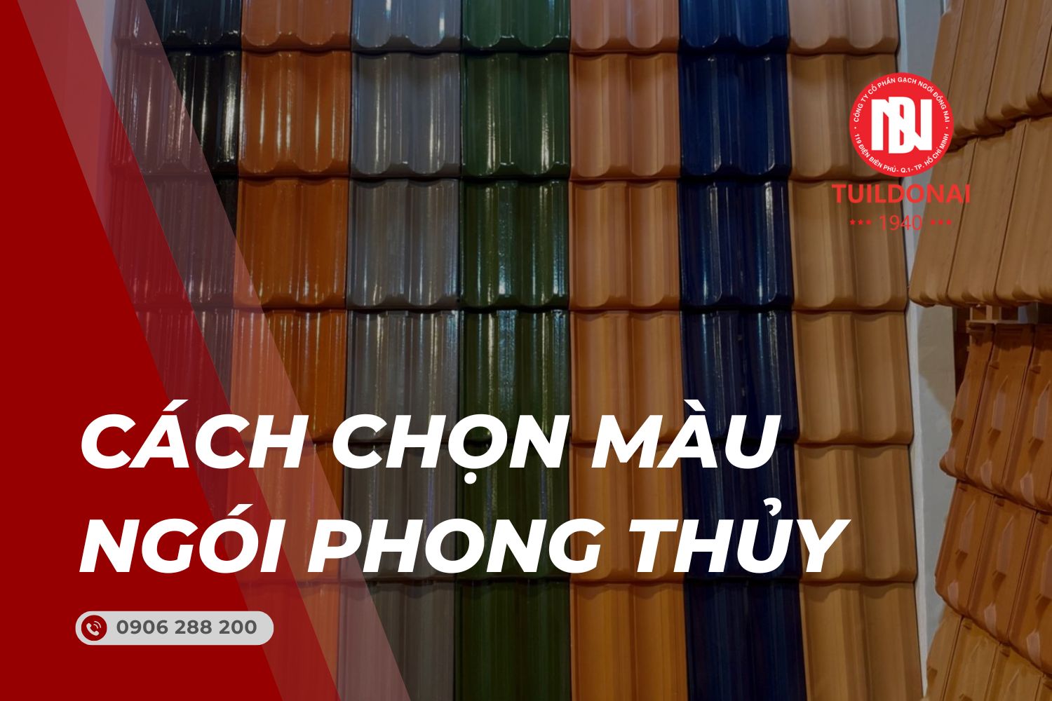 Cách chọn màu ngói theo phong thủy