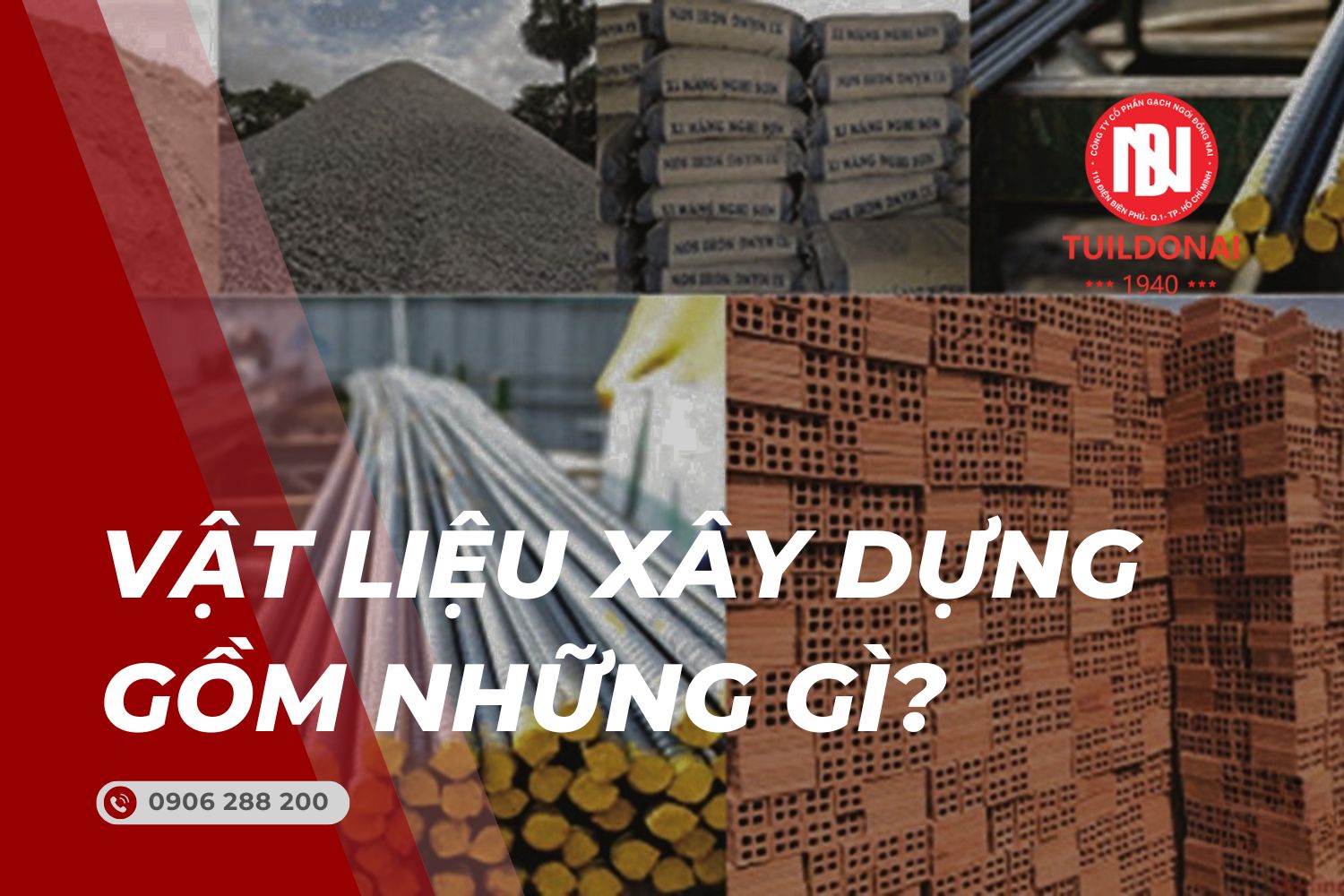 Vật liệu xây dựng gồm những gì?