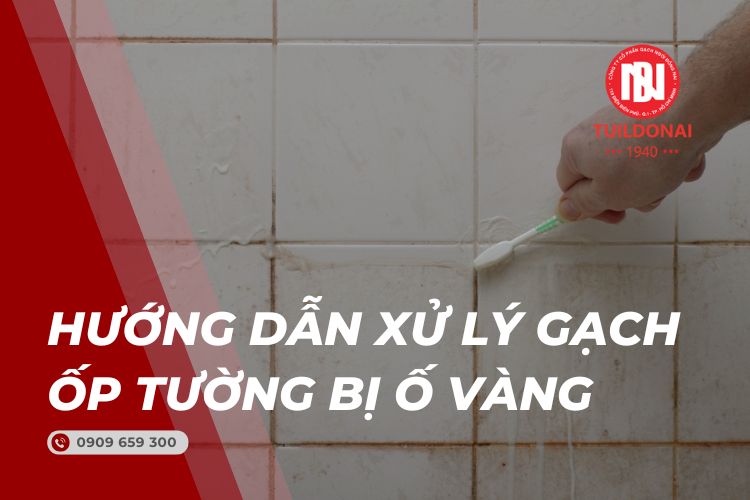 Hướng Dẫn Xử Lý Gạch Ốp Tường Bị Ố Vàng Nhanh Chóng, Hiệu Quả