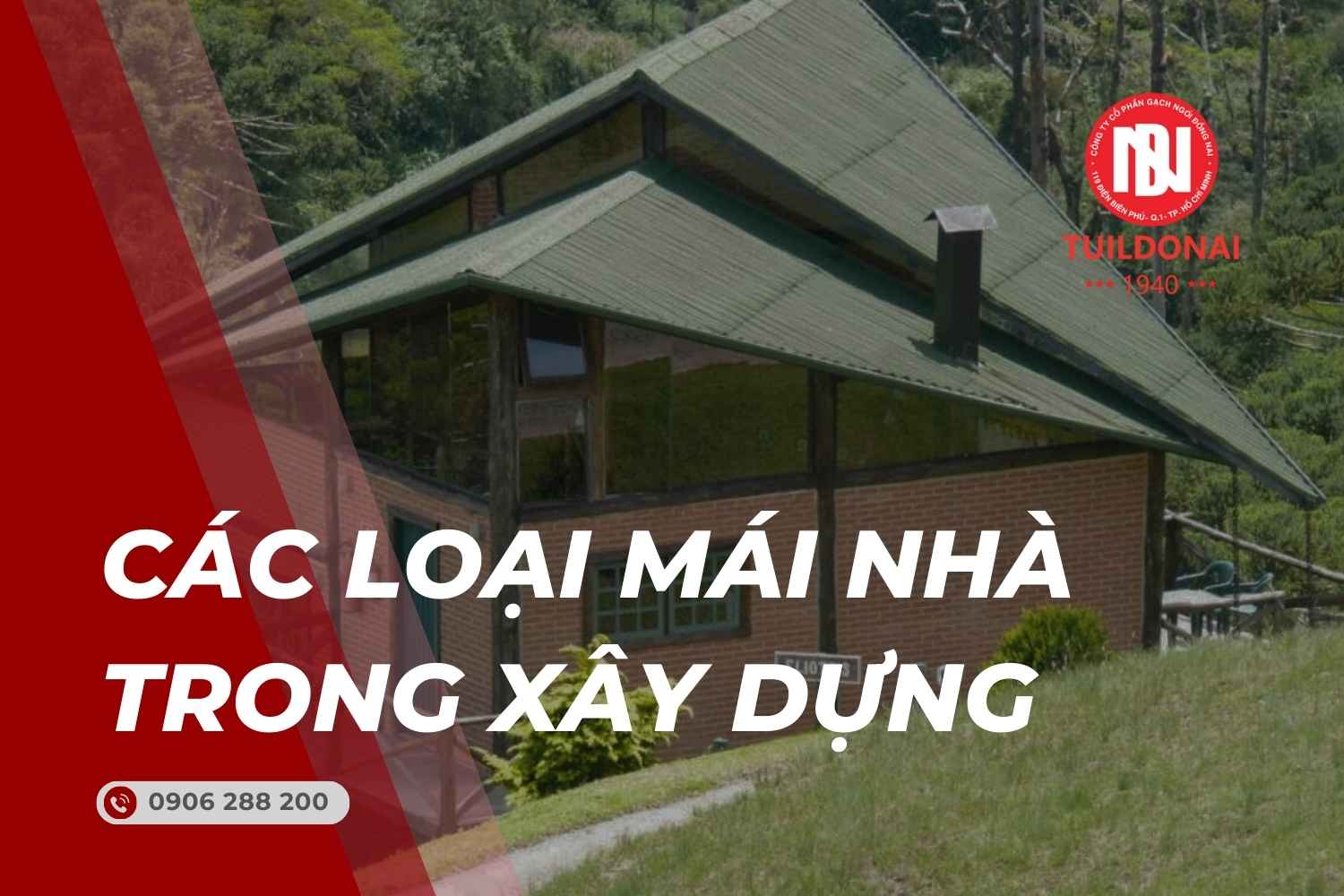 Các loại mái nhà