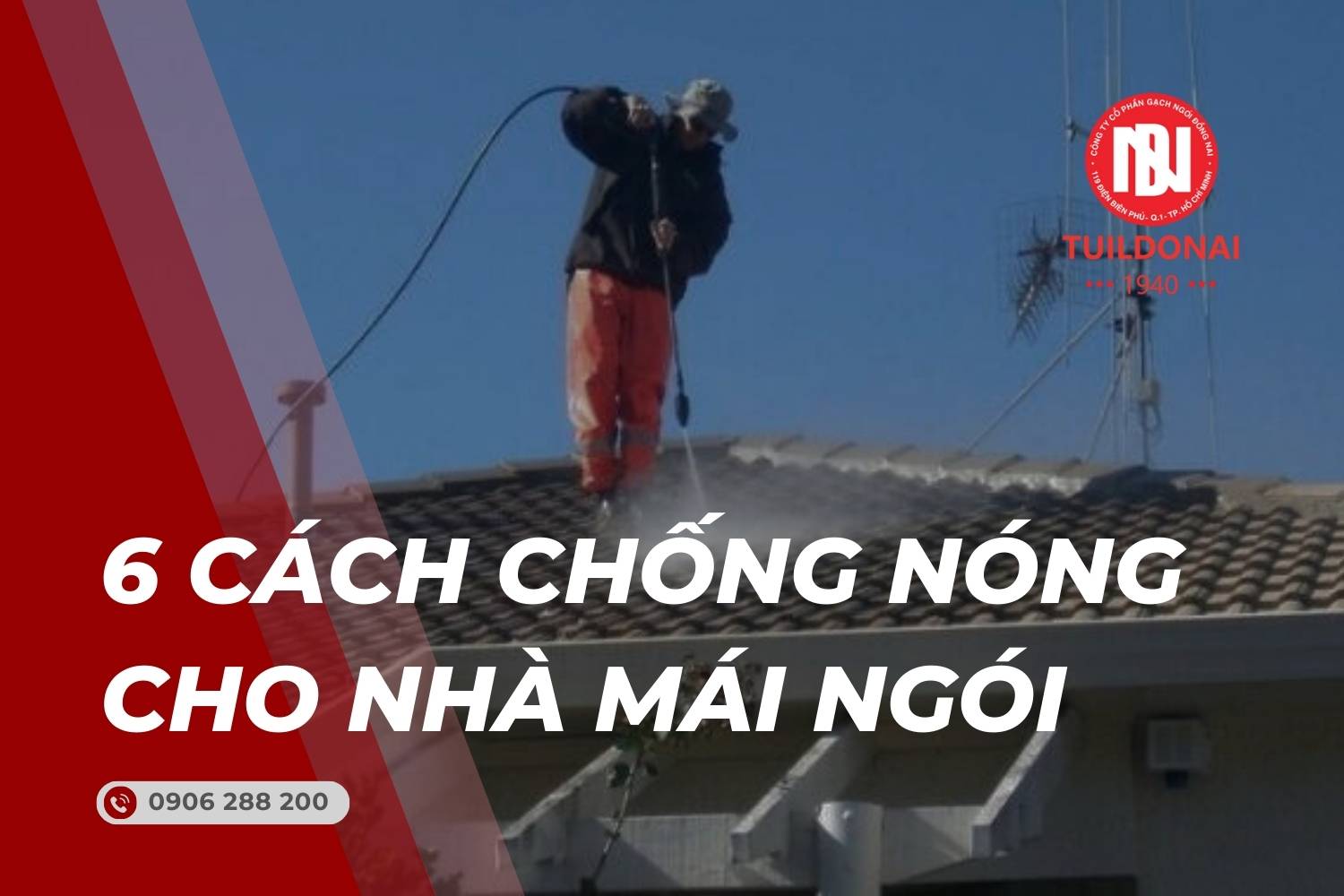 Chống nóng cho nhà mái ngói