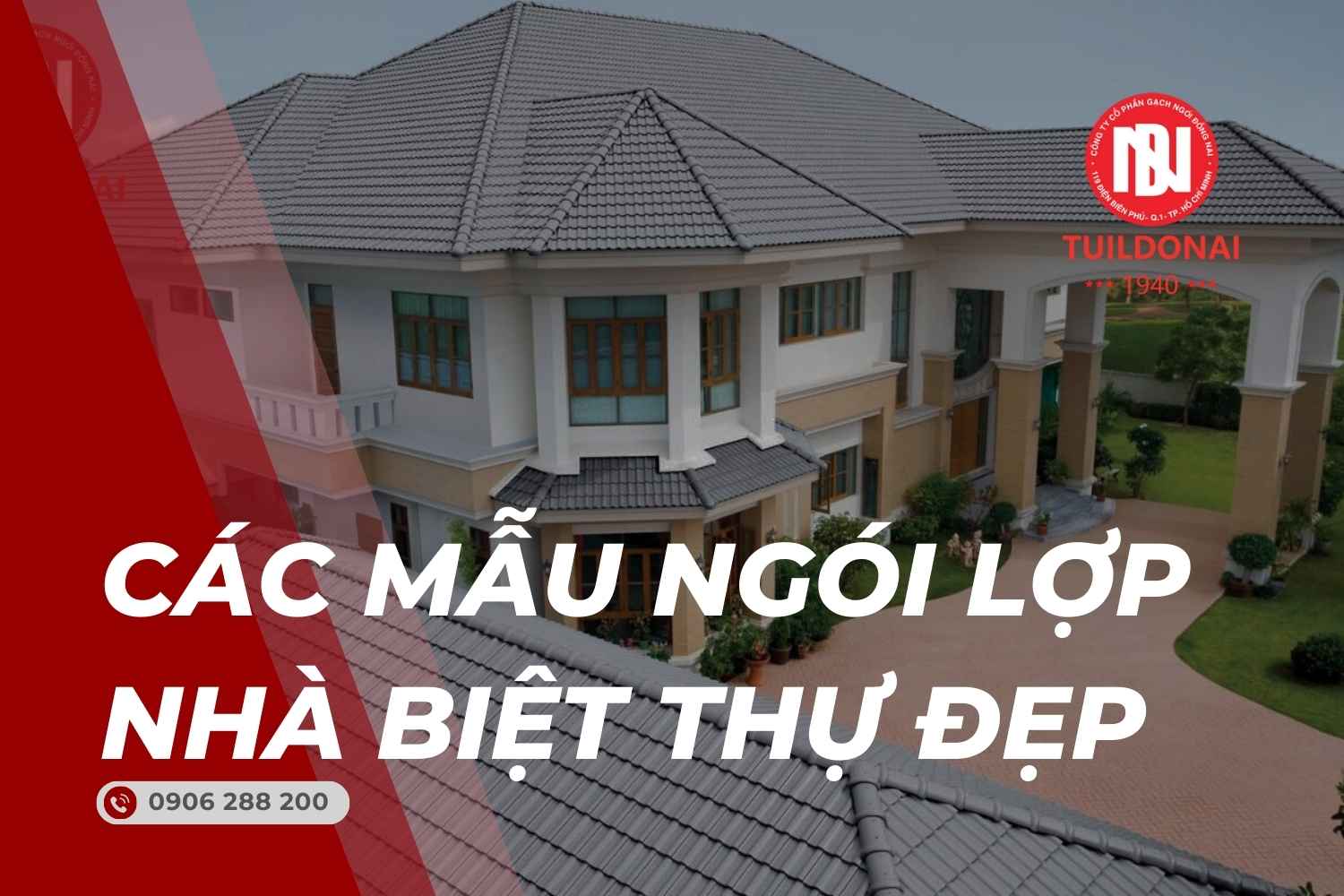 Ngói lợp nhà biệt thự