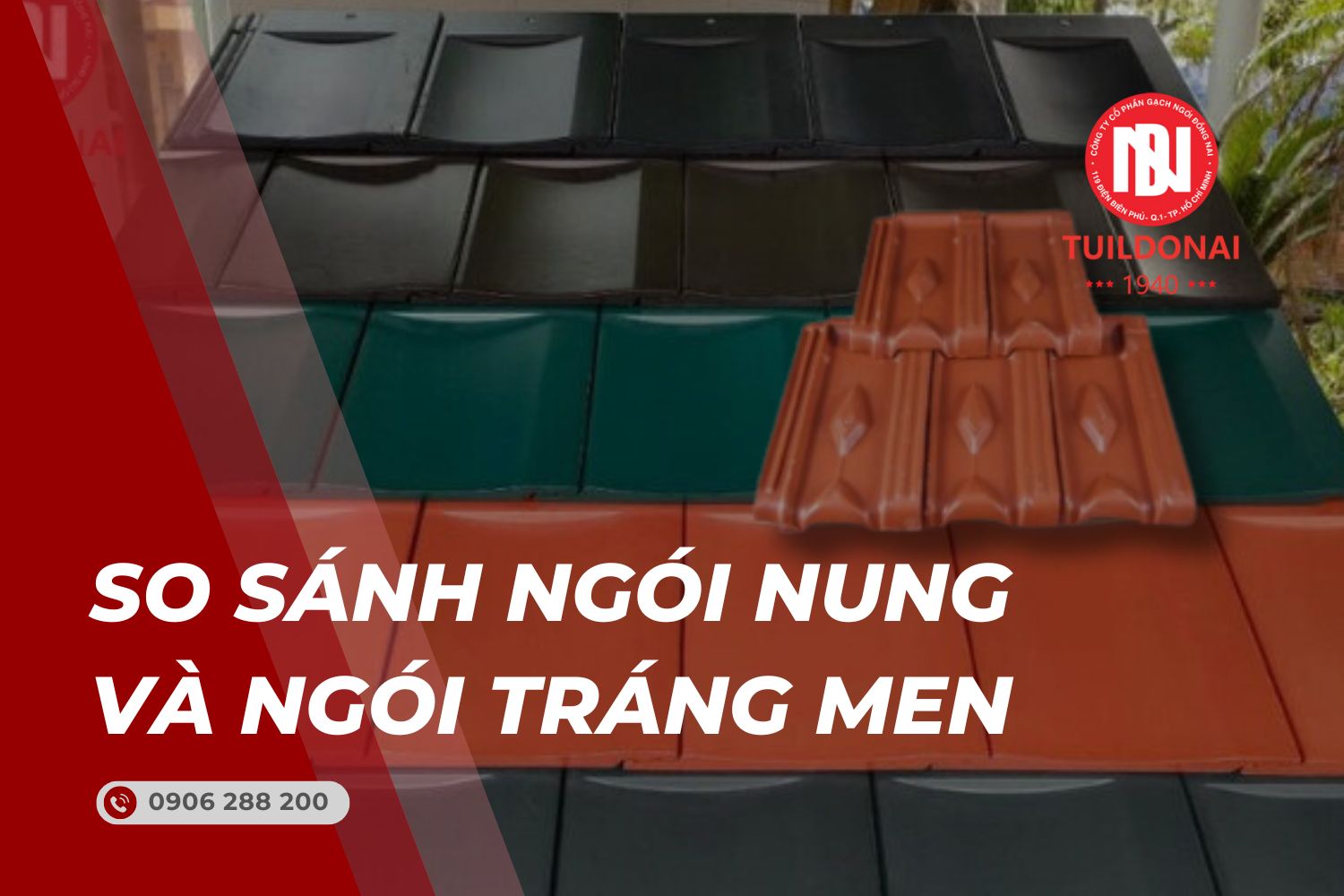 So sánh ngói nung và ngói tráng men